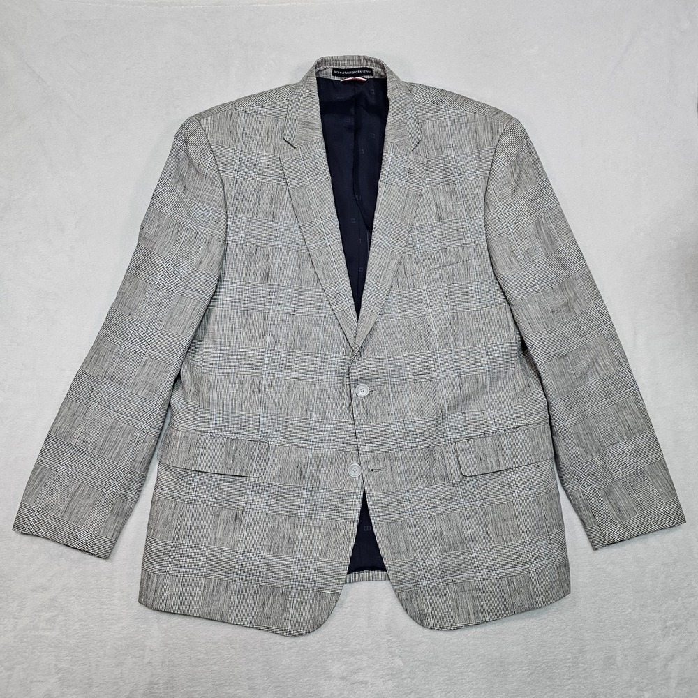 Tommy Hilfiger Gray Plaid Blazer
